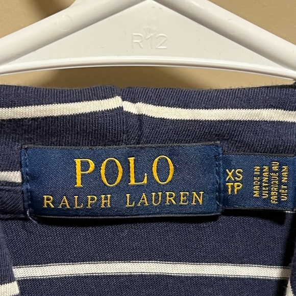 Polo Ralph Lauren Lightweight Striped Hooded Top XS - Picture 3 of 4
